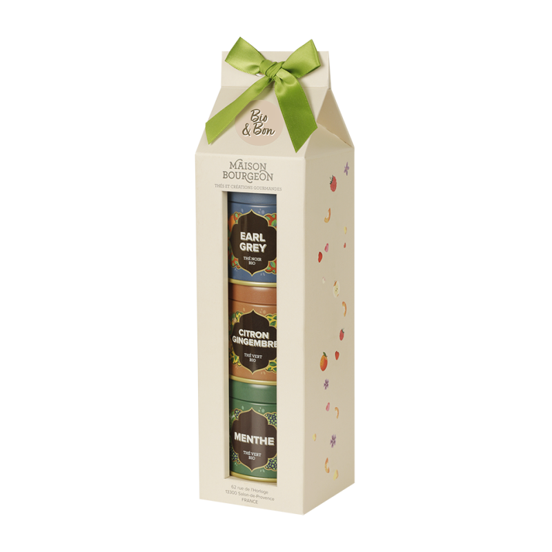 Coffrets de thés - Coffret cadeau thé Bio - Maison Bourgeon