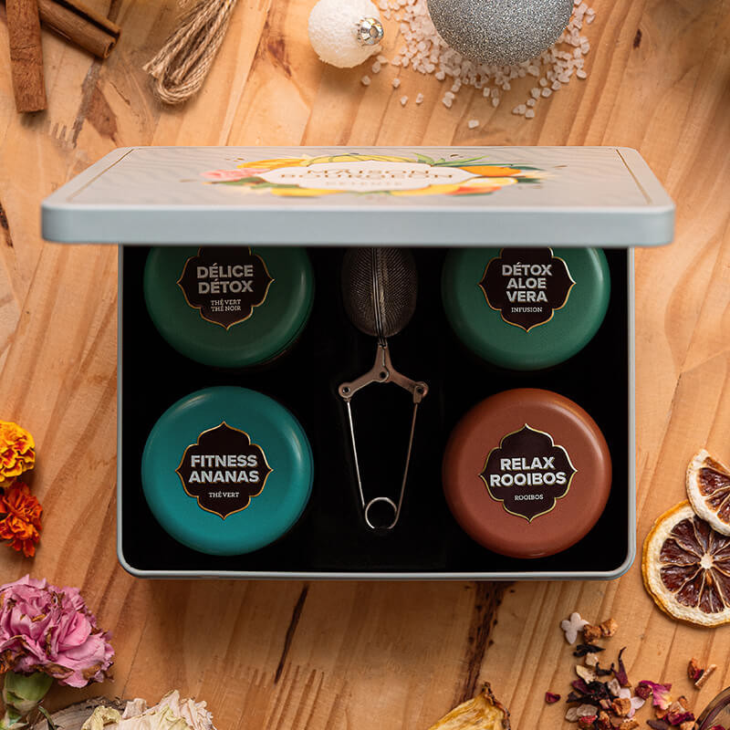 Coffret fleur de thé