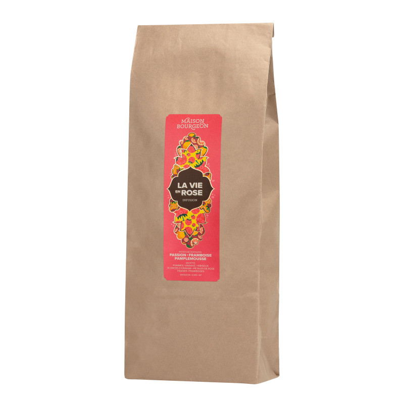 Infusion - Parfums passion, framboise et pamplemousse - Maison Bourgeon