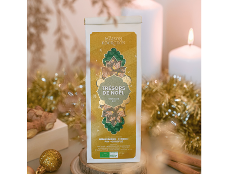 Thé noir de Noël bio gingembre, citron, pin, girofle - Maison Bourgeon