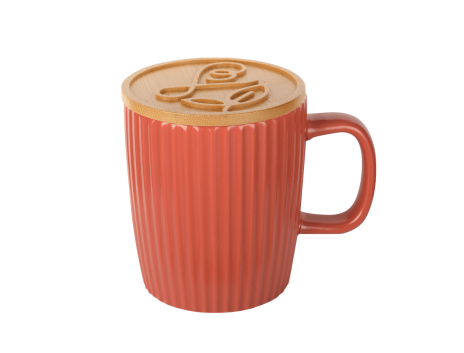 Mug à thé en céramique terracotta