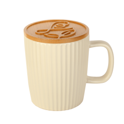 Mug à thé en céramique beige
