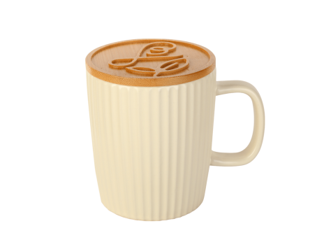 Mug à thé en céramique beige