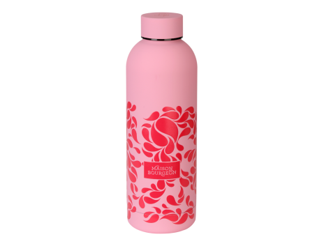Gourde isotherme en acier inoxydable rose