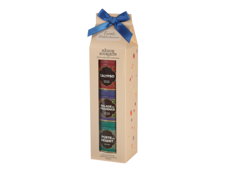 Coffret de thé vert et thé noir Escale Méditerranéenne
