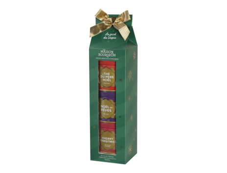 Coffret cadeau de thé et infusion Au pied du Sapin de noel