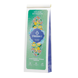 Infusion concombre citron menthe