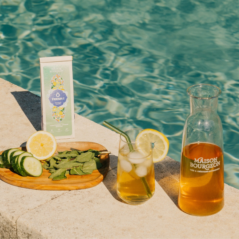 Infusion concombre citron menthe Infusion concombre citron menthe
