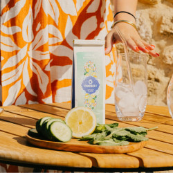Infusion concombre citron menthe
