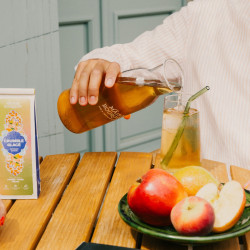 Infusion glacée pomme poire