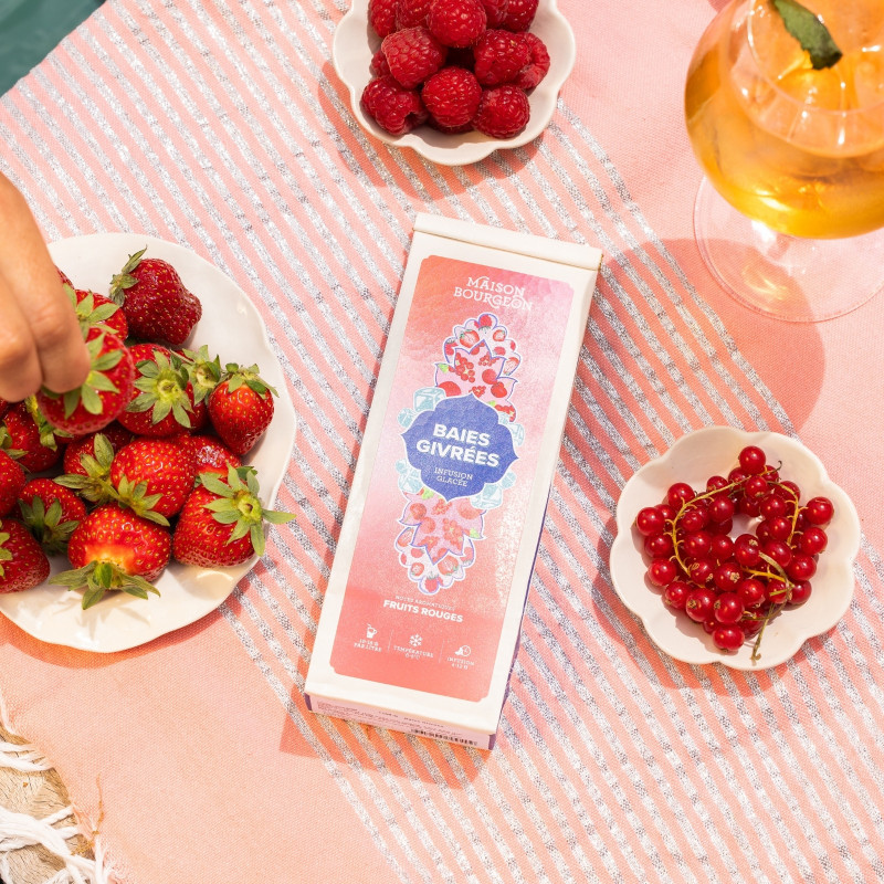 Infusion glacée fruits rouges