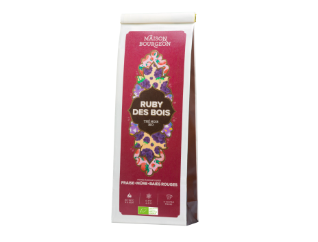 Thé noir bio fraise, mûre et baies rouges - Maison Bourgeon
