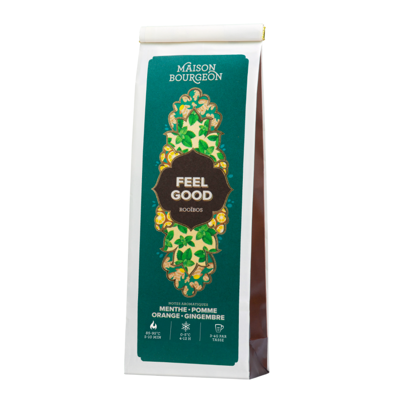Rooibos - Parfums menthe, pomme, orange et gingembre - Maison Bourgeon