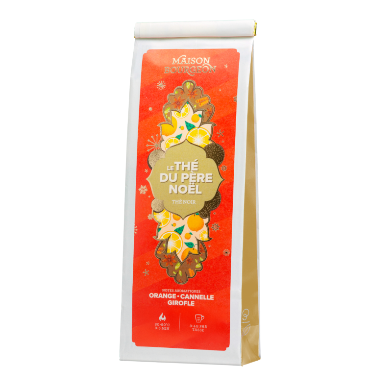 Thé noir de Noël - Parfums orange, cannelle et girofle - Maison Bourgeon