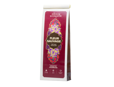 Thé vert, thé blanc - Parfums violette et framboise - Maison Bourgeon