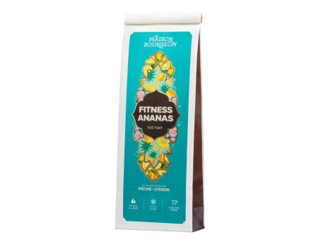 Thé vert et thé blanc à l'ananas, pêche et citron - Maison Bourgeon