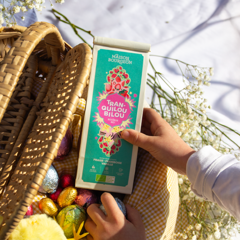 Rooibos enfant bio goût fraise, framboise et vanille - Maison Bourgeon Rooibos enfant bio goût fraise, framboise et vanille - Maison Bourgeon