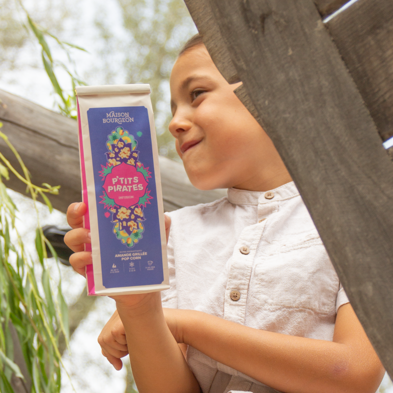 Infusion enfant amande grillée et pop corn - Maison Bourgeon