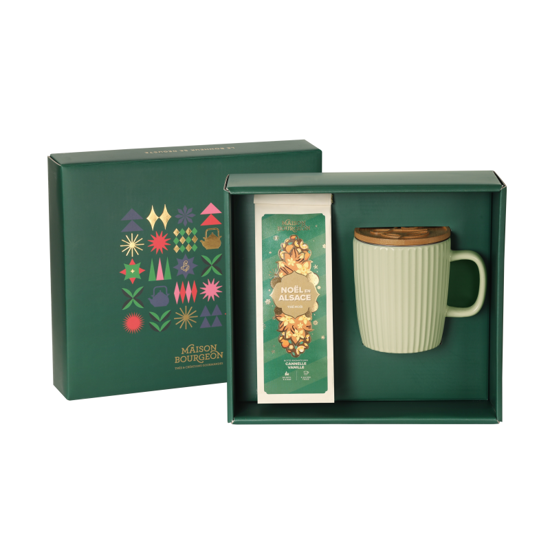 Coffret de thé noir avec son mug Magie de noël