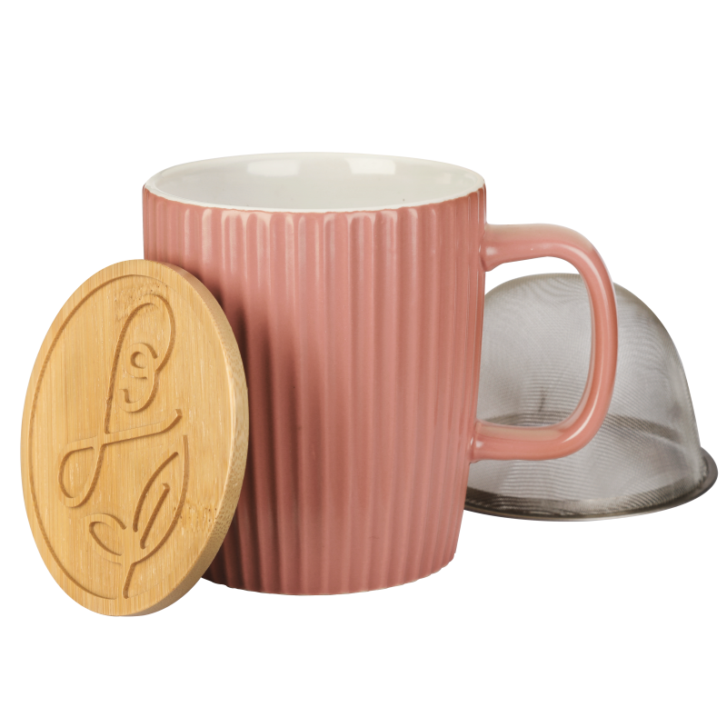 Mug à thé en céramique 40cl couleur chocolat Mug à thé en céramique 40cl couleur chocolat