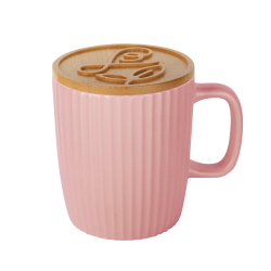 Mug à thé en céramique 40cl rose