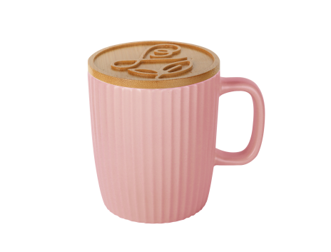Mug à thé en céramique 40cl rose