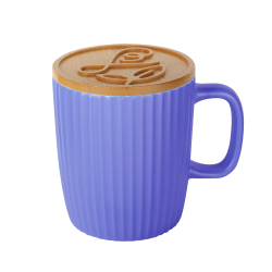 Mug à thé en céramique 40cl bleu