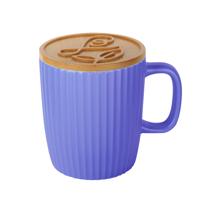 Mug à thé en céramique 40cl bleu Mug à thé en céramique 40cl bleu