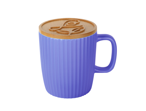 Mug à thé en céramique 40cl bleu
