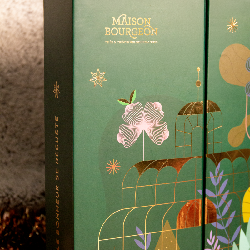 Calendrier de l'Avent thé et infusion Maison Bourgeon