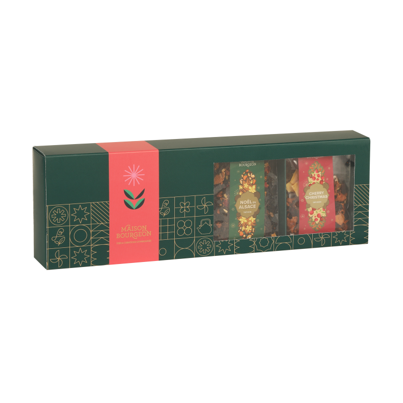 Coffret de 12 thés et infusions Farandole de Noël Coffret de 12 thés et infusions Farandole de Noël
