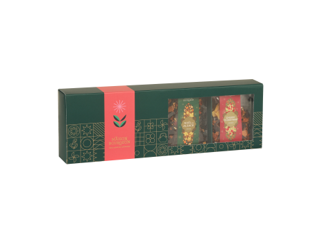 Coffret de 12 thés et infusions Farandole de Noël