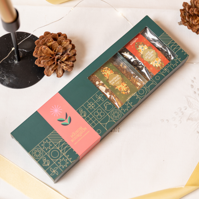 Coffret de 12 thés et infusions Farandole de Noël Coffret de 12 thés et infusions Farandole de Noël