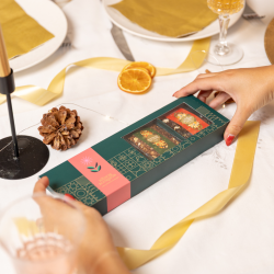 Coffret de 12 thés et infusions Farandole de Noël