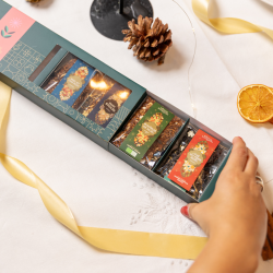 Coffret de 12 thés et infusions Farandole de Noël