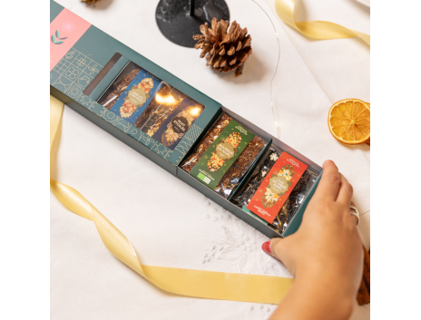 Coffret de 12 thés et infusions Farandole de Noël