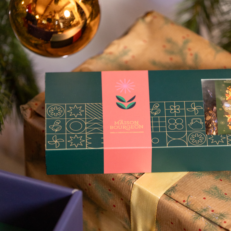 Coffret de 12 thés et infusions Farandole de Noël Coffret de 12 thés et infusions Farandole de Noël