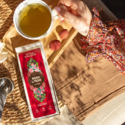 Thé vert à la rose et au litchi - Maison Bourgeon