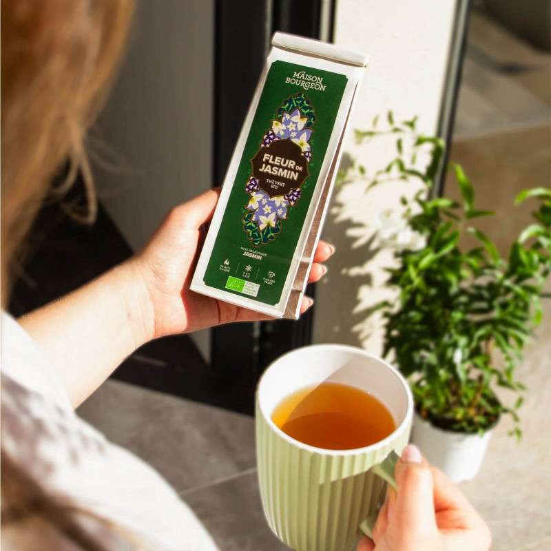 Thé vert bio au jasmin - Maison Bourgeon