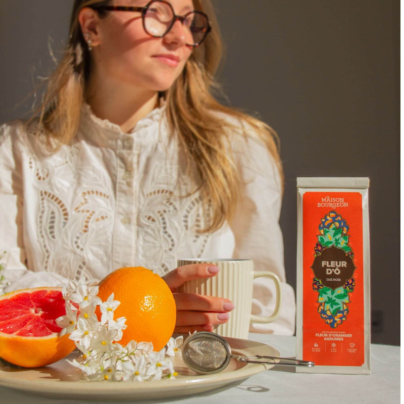 Thé noir - Parfum fleur d'oranger - Maison Bourgeon