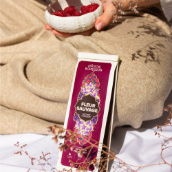 Thé vert, thé blanc - Parfums violette et framboise - Maison Bourgeon