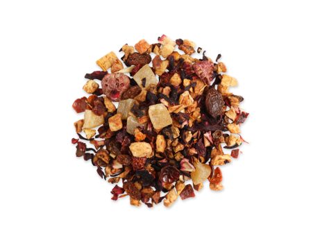 Infusion glacée fraise, framboise, hibiscus