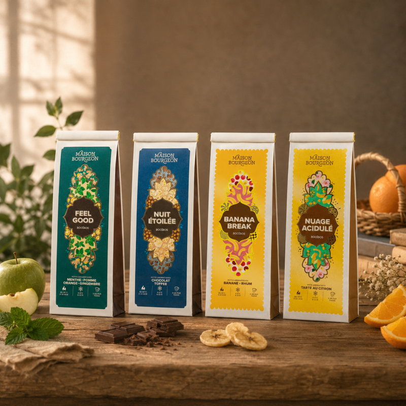 Offre 4 rooibos Maison Bourgeon