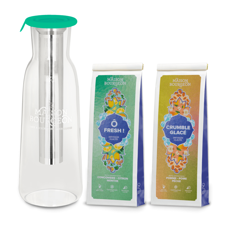 Pack Carafe à Thé verte + 2 thé verts glacés