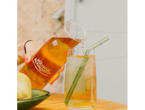 Pack Carafe à Thé glacé jaune + 2 thés glacés