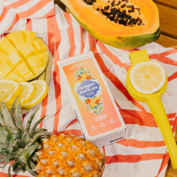Pack Carafe à Thé glacé jaune + 2 thés glacés