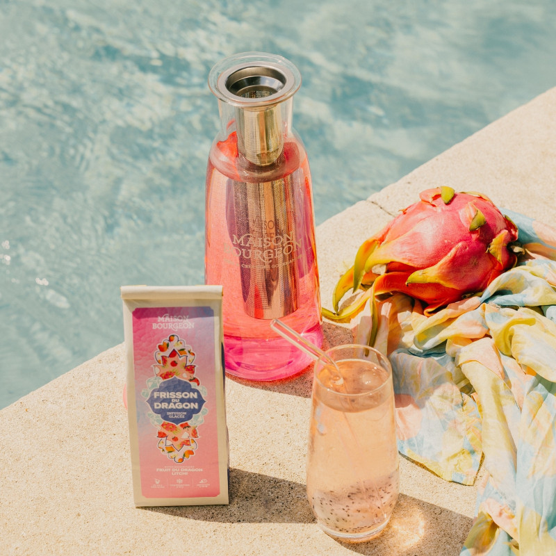 Pack Carafe à Thé rose + 2 thés glacés