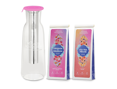 Pack Carafe à Thé rose + 2 thés glacés
