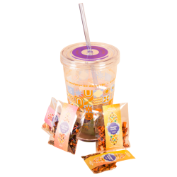 Offre glacée Verre Voyageur Violet • 8 thés glacés • 20 filtres