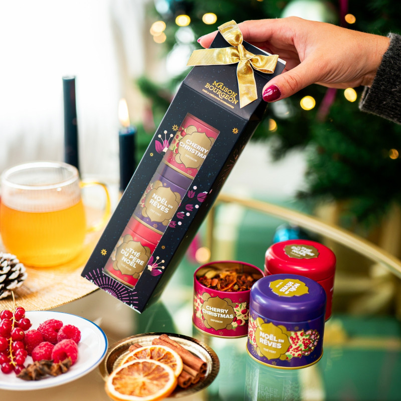 Coffret 3 boites de thés et infusions Trilogie Enchantée